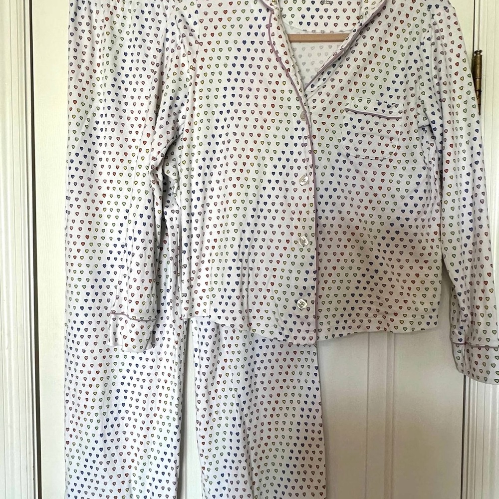 Roller Rabbit Multicolor Heart Pajama Set